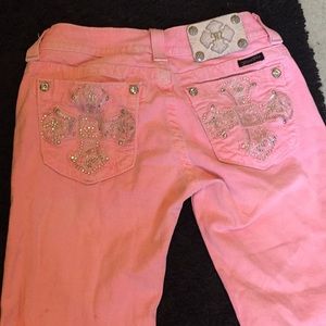 Pink Miss Me Skinny Jeans